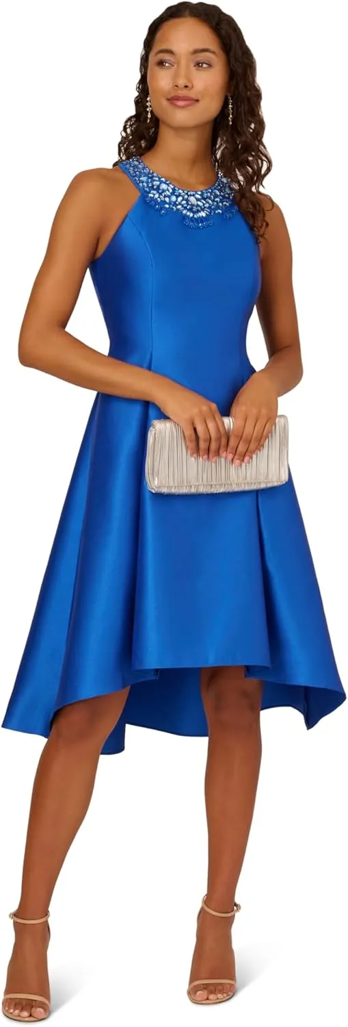 Adrianna Papell Women's Mikado Fit&Flare Party Dress