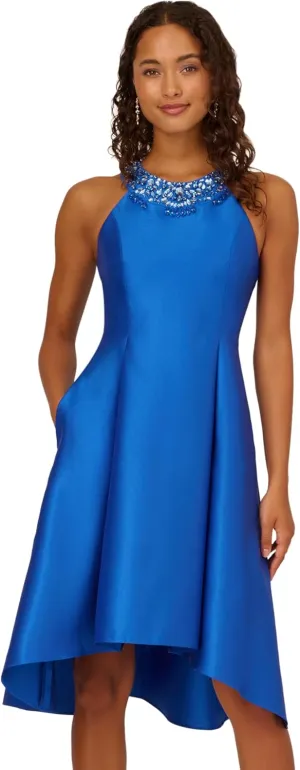 Adrianna Papell Women's Mikado Fit&Flare Party Dress