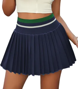 Avidlove Skirts for Women y2k Mini Skirt Stretchy High Waisted Pleated Short Tennis Cheer Skirt