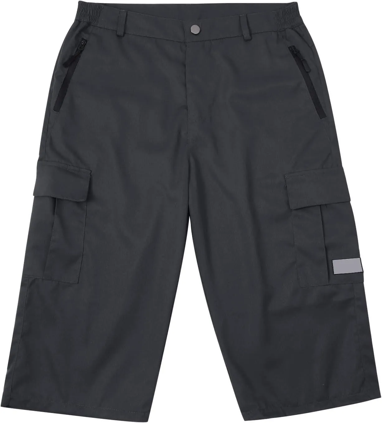 Big and Tall Cargo Shorts for Men Quick Dry Lightweight Hiking Athletic 3/4 Capris Casual Work Golf Short Pant Pocket