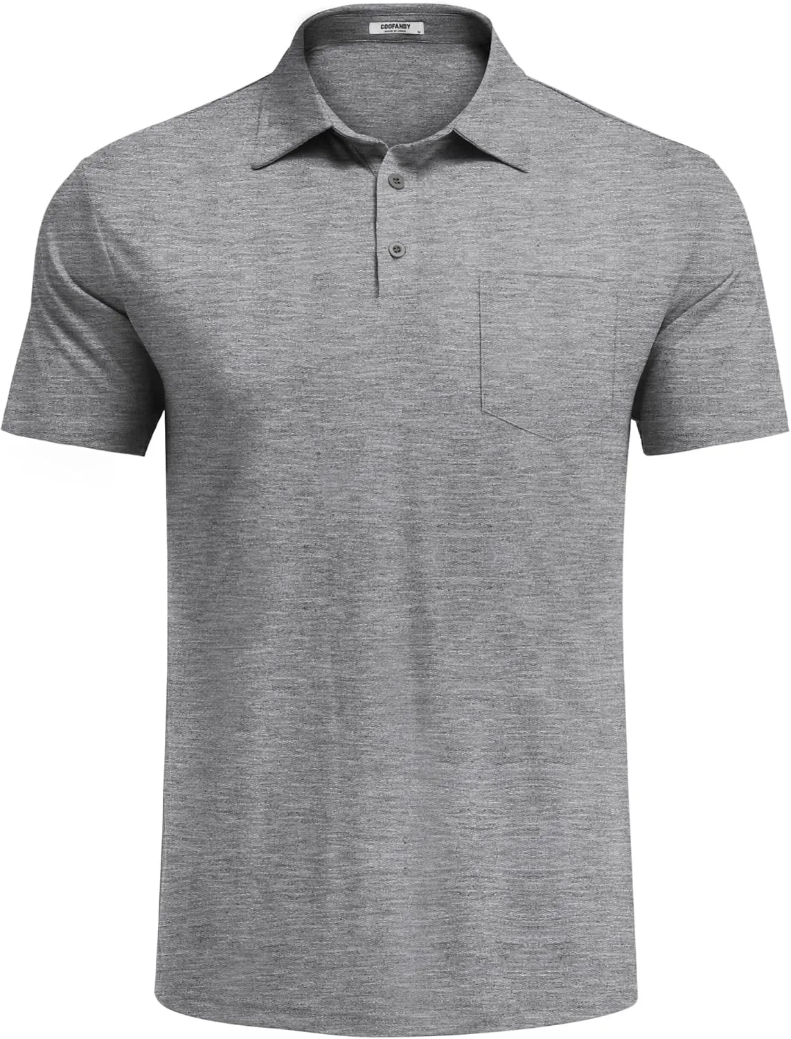 COOFANDY Mens Polo Shirts Short Sleeve Casual Golf Shirt Basic Solid Color Collared T-Shirt Stylish Summer Polo T Shirt