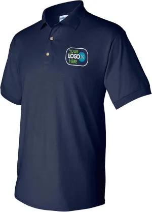Custom Logo Embroidered Jersey Polo, Dry Blend Polo Shirt, Your Company Logo