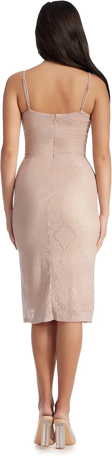Dress the Population Women's Zahra Sheath Midi Dress