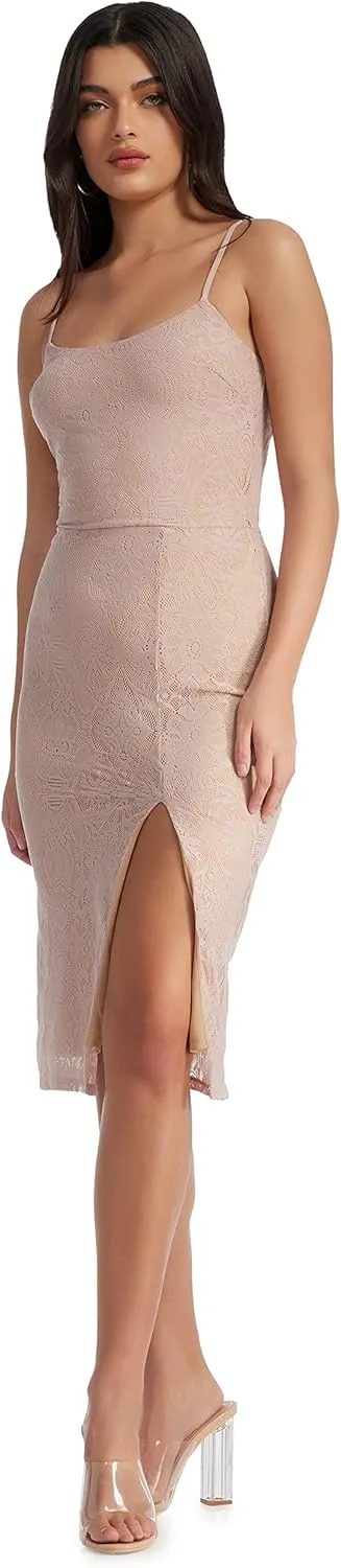 Dress the Population Women's Zahra Sheath Midi Dress