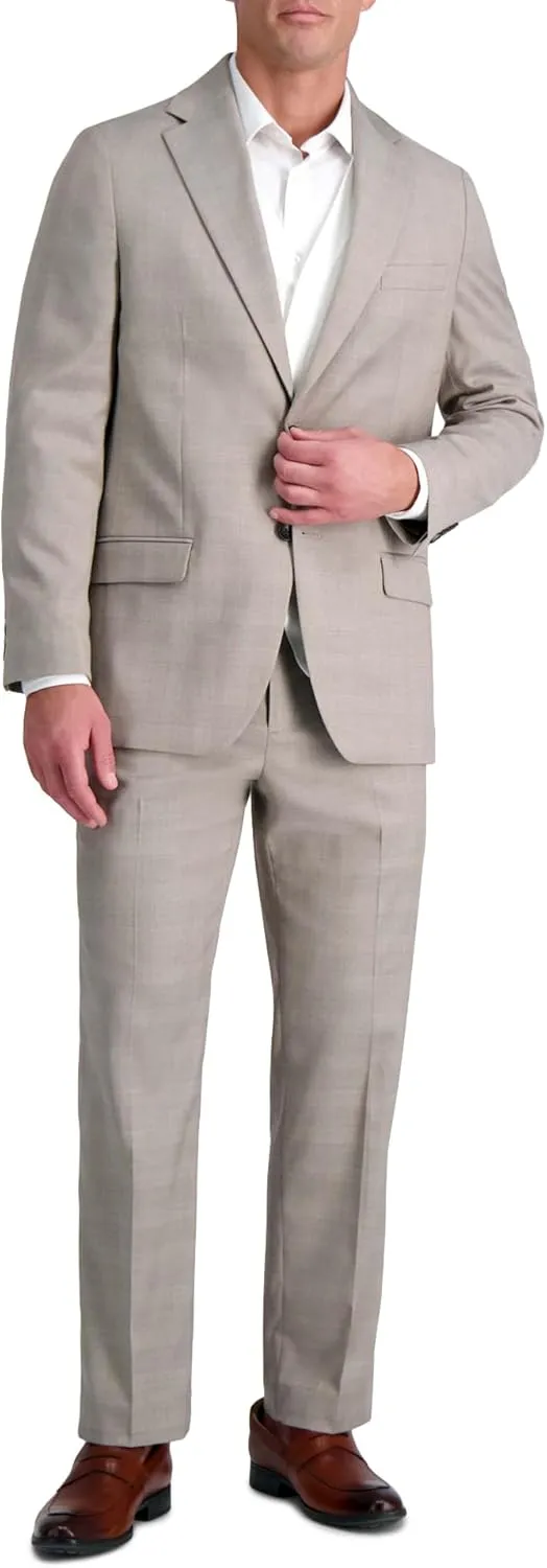 Haggar Mens JMH Premium Stretch Tailored Fit Suit Separates - Pants and Jackets