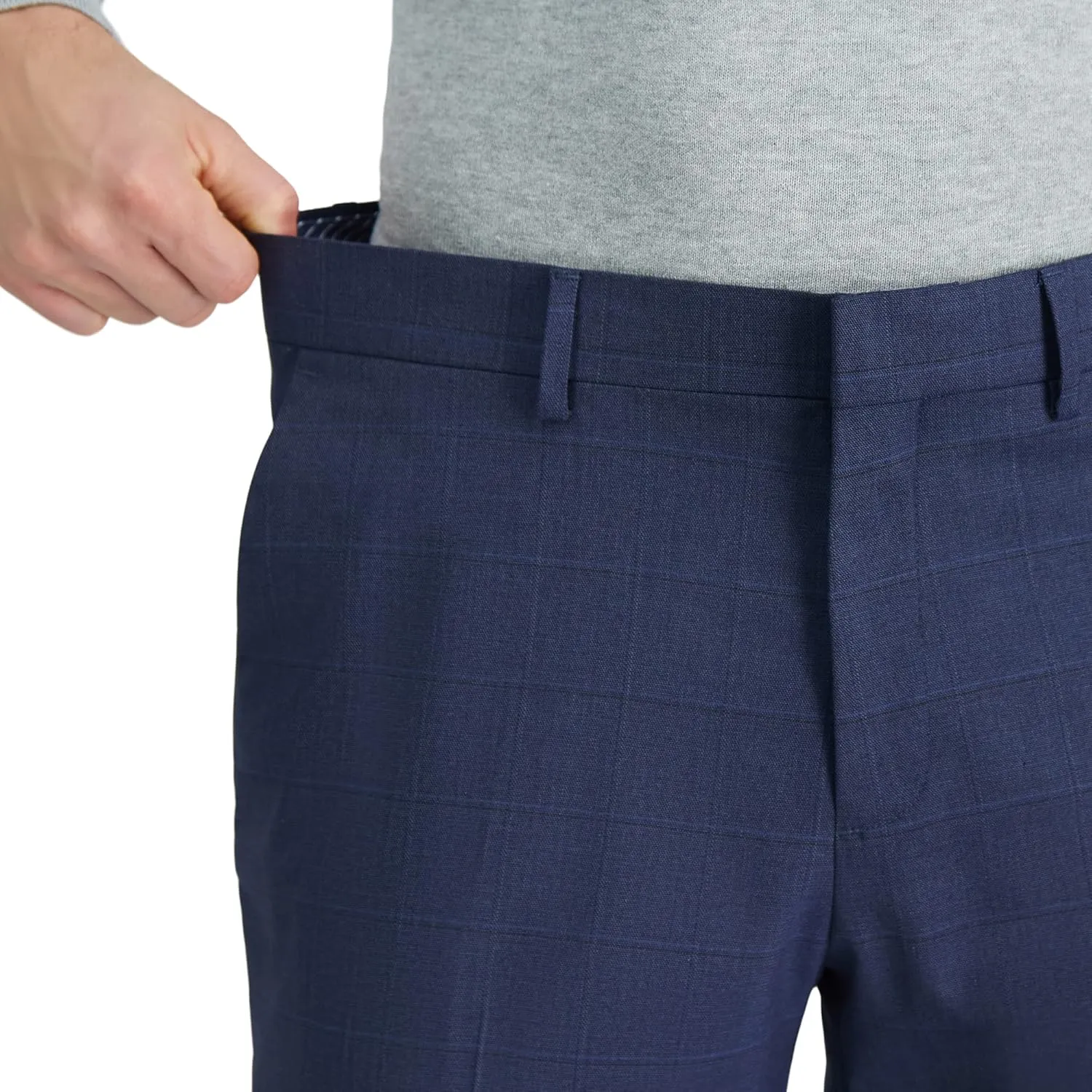 Haggar Mens JMH Premium Stretch Tailored Fit Suit Separates - Pants and Jackets