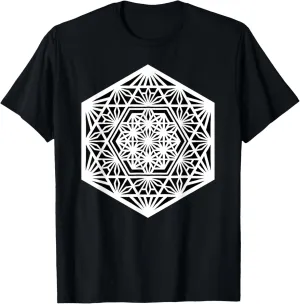 Hexagon Sacred Geometry Geometric Pattern T-Shirt