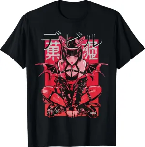 Japanese Streetwear Cyberpunk Y2K Techwear Retro Manga Anime T-Shirt
