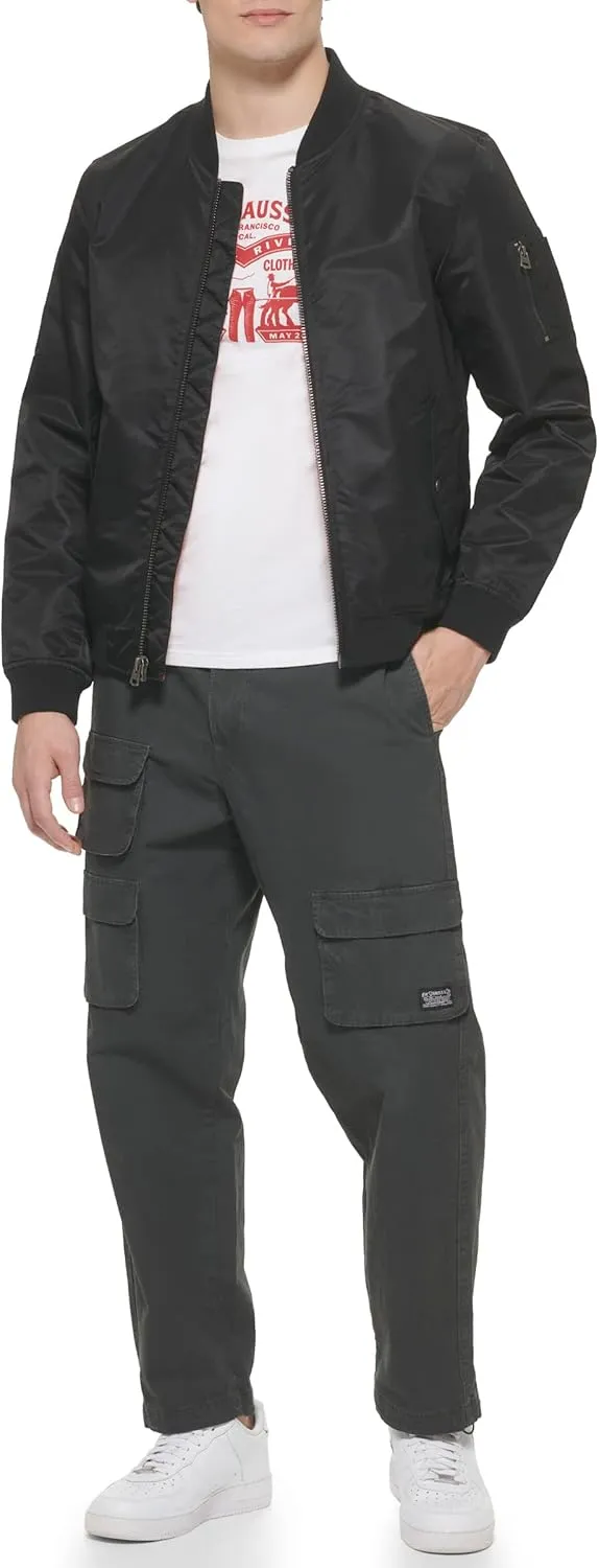 Levi's Men's MA-1 Flight Lightweight Zip-Up Bomber Jacket