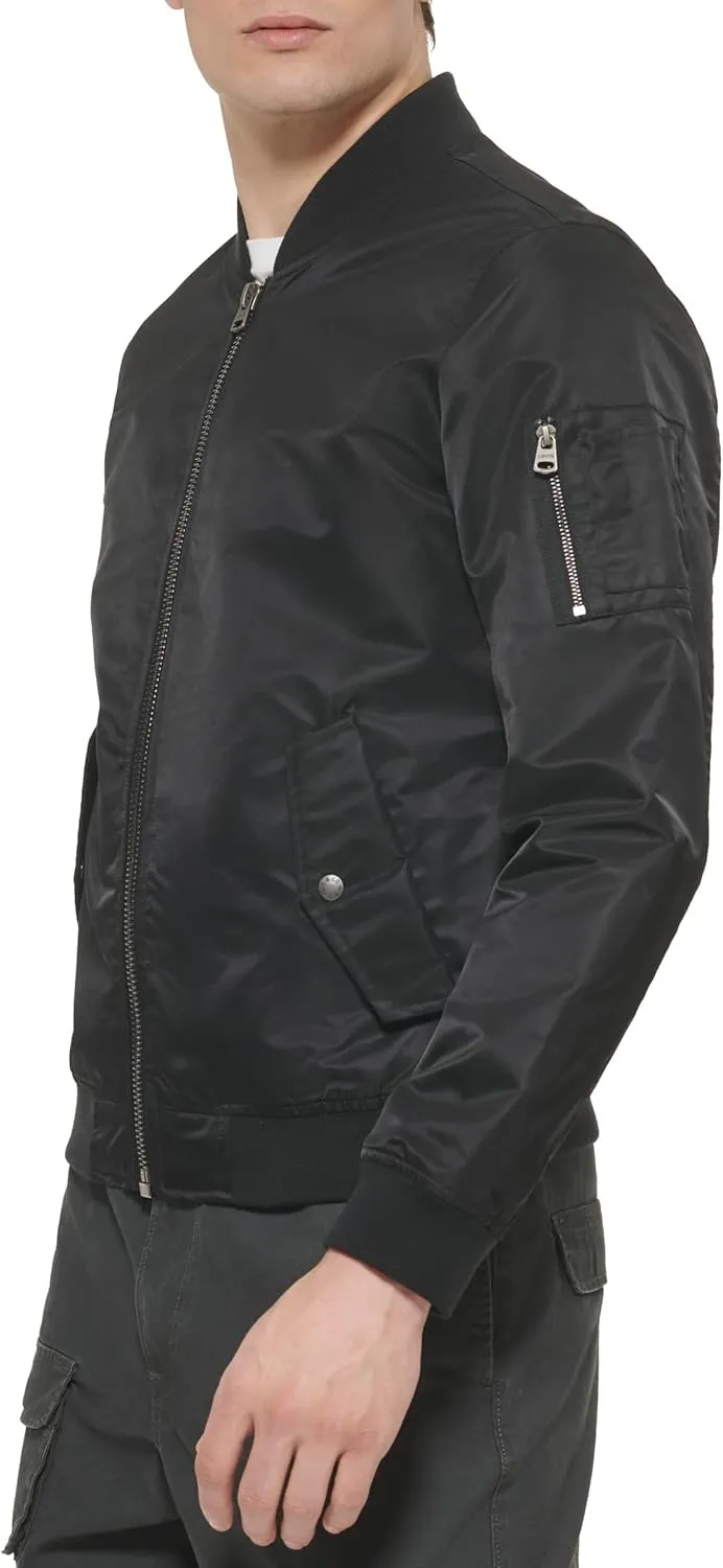 Levi's Men's MA-1 Flight Lightweight Zip-Up Bomber Jacket