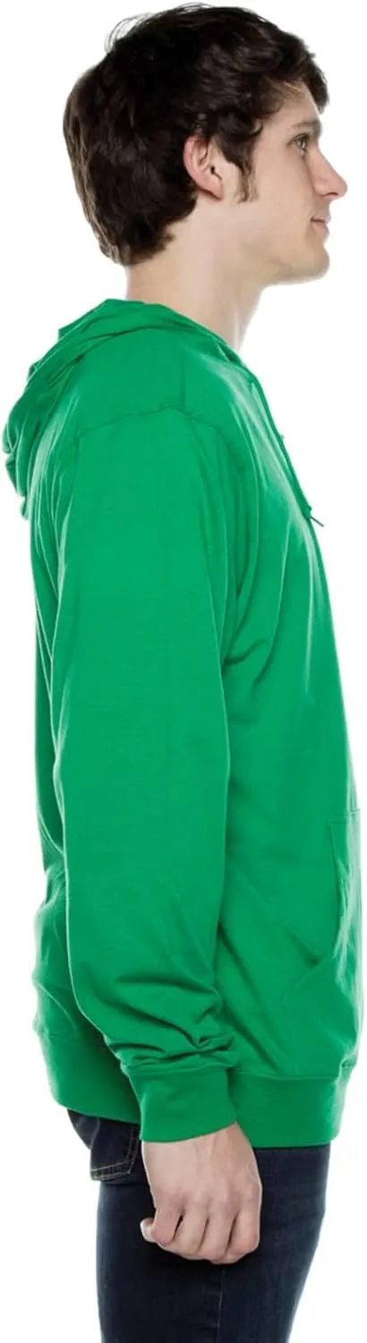 Lightweight Long Sleeve Hooded Shirt for Men & Women, Plain Hoodies with Pockets - Casual Thin Hoodie