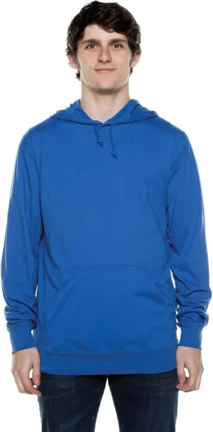 Lightweight Long Sleeve Hooded Shirt for Men & Women, Plain Hoodies with Pockets - Casual Thin Hoodie