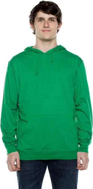 Lightweight Long Sleeve Hooded Shirt for Men & Women, Plain Hoodies with Pockets - Casual Thin Hoodie
