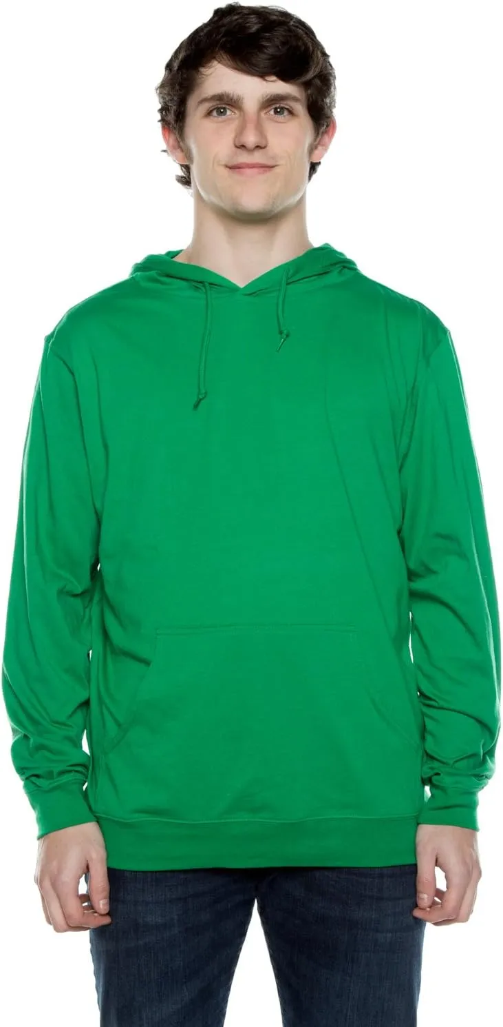 Lightweight Long Sleeve Hooded Shirt for Men & Women, Plain Hoodies with Pockets - Casual Thin Hoodie