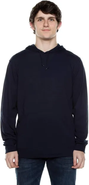 Lightweight Long Sleeve Hooded Shirt for Men & Women, Plain Hoodies with Pockets - Casual Thin Hoodie