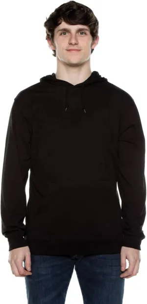 Lightweight Long Sleeve Hooded Shirt for Men & Women, Plain Hoodies with Pockets - Casual Thin Hoodie