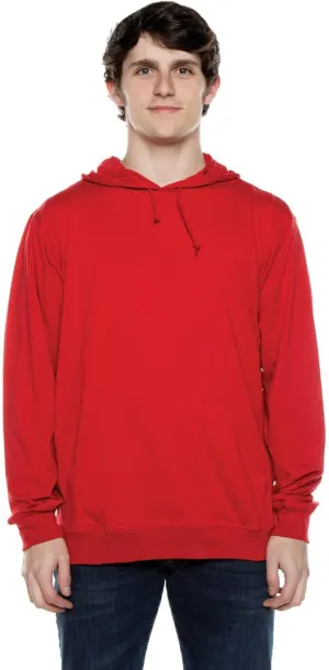 Lightweight Long Sleeve Hooded Shirt for Men & Women, Plain Hoodies with Pockets - Casual Thin Hoodie