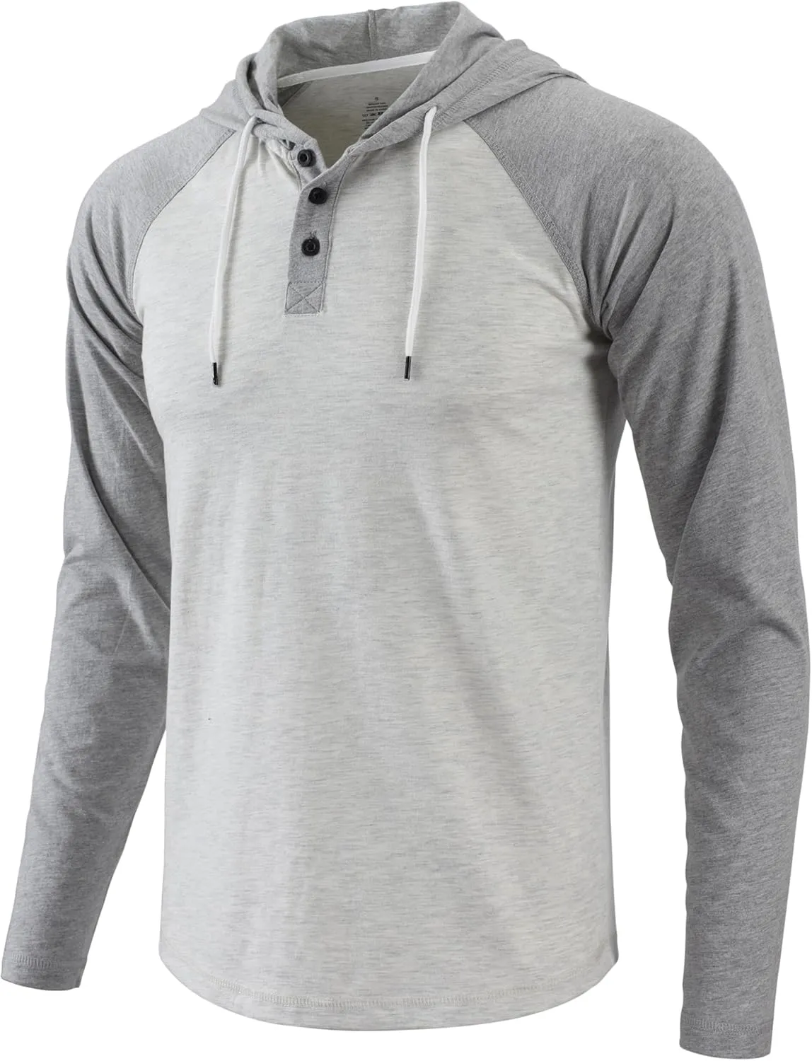 Mens Hoodies Shirt Casual Athletic Workout Fashion Hooded Lightweight Jersey Sweatshirt Long Sleeve with Drawstring