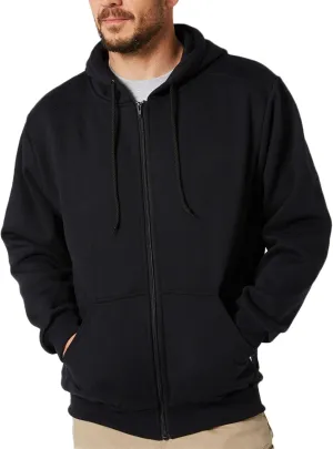Mens Zip Up Hoodie Long Sleeve Fleece Full-zip Hooded Sweatshirt Pullover With Kangaroo Pocket S-3XL