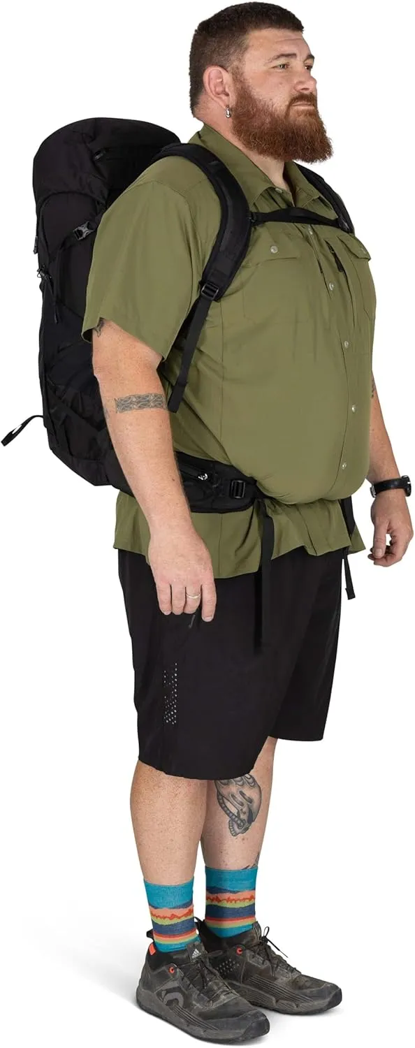 Osprey Talon 33L Men's Lightweight Hiking Backpack with Hipbelt, Green Canopy/Pine Leaf, Extended Fit