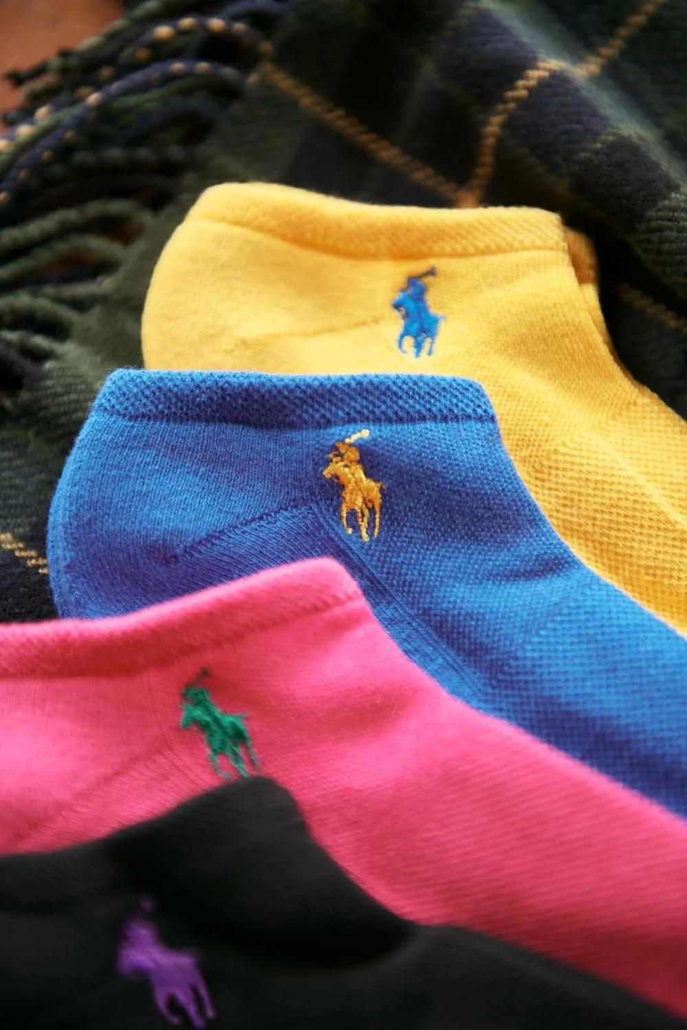 POLO RALPH LAUREN Women's Performance Cotton Low Cut Socks - 6 Pair Pack - Breathable Mesh & Sport Cushioning