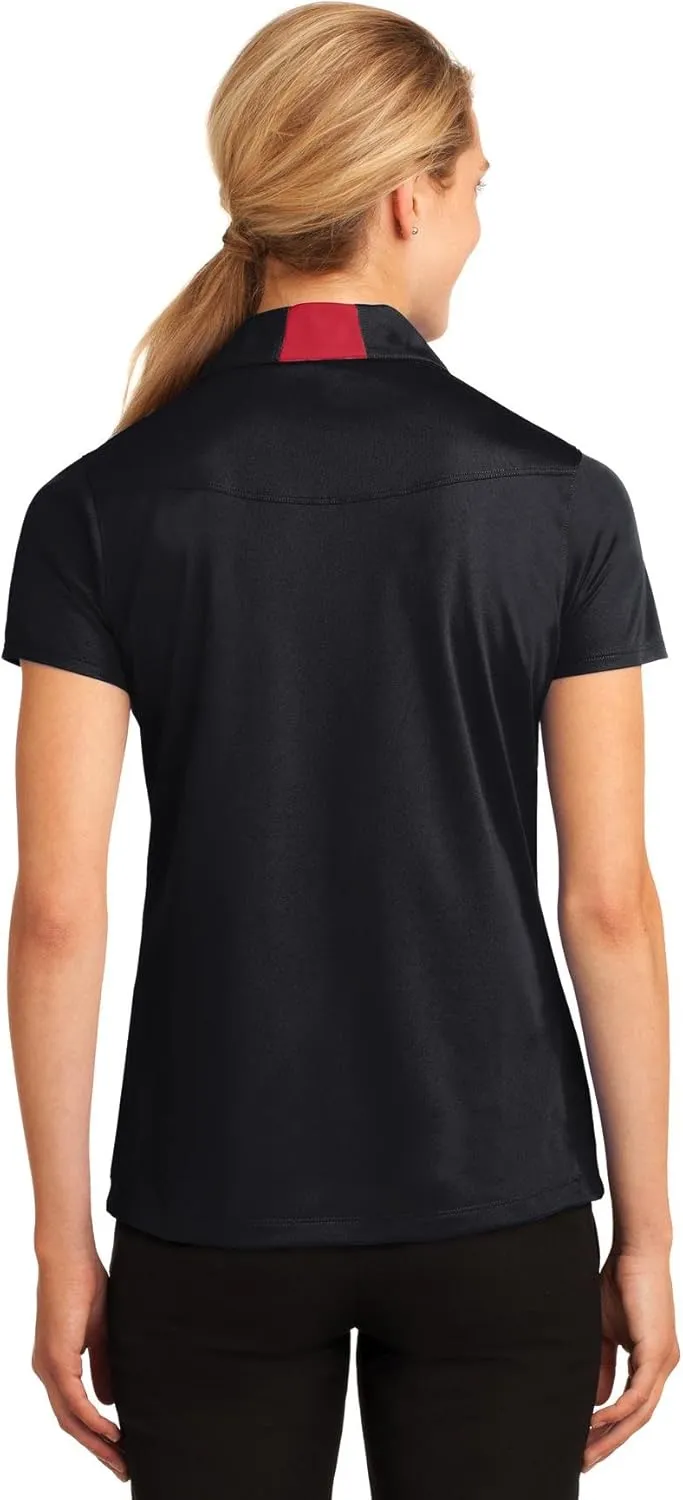 SPORT-TEK Women's Side Blocked Micropique Sport Wick Polo