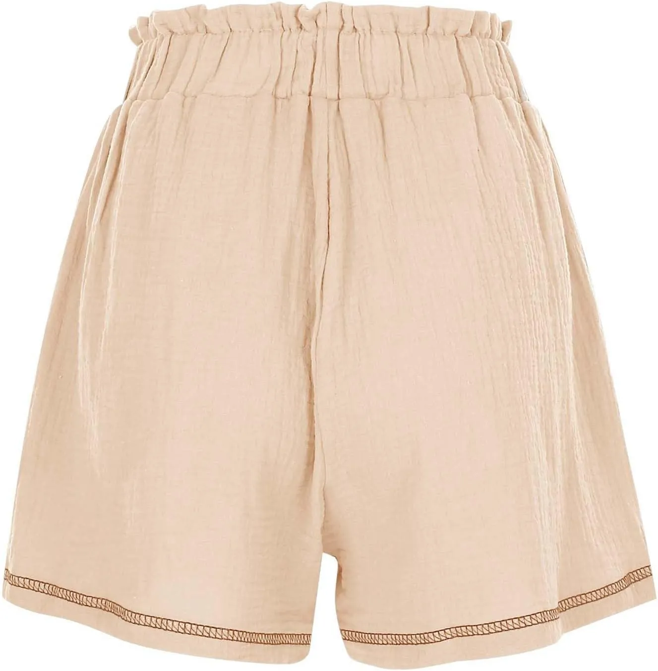 Summer Shorts for Women Drawstring High Waisted Casual Lounge Shorts Lightweight Comfy Beach Short Pants with Pockets