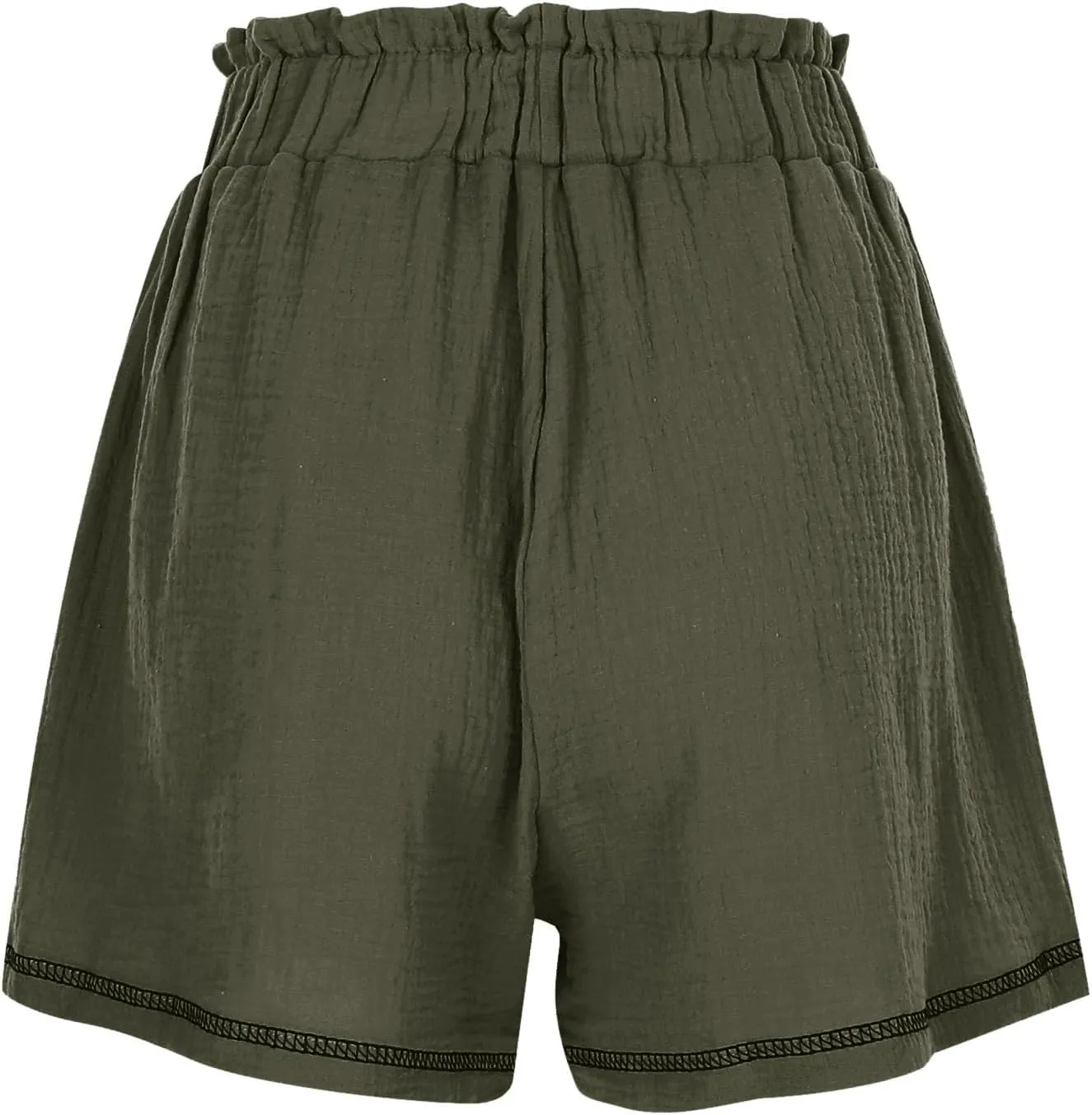 Summer Shorts for Women Drawstring High Waisted Casual Lounge Shorts Lightweight Comfy Beach Short Pants with Pockets