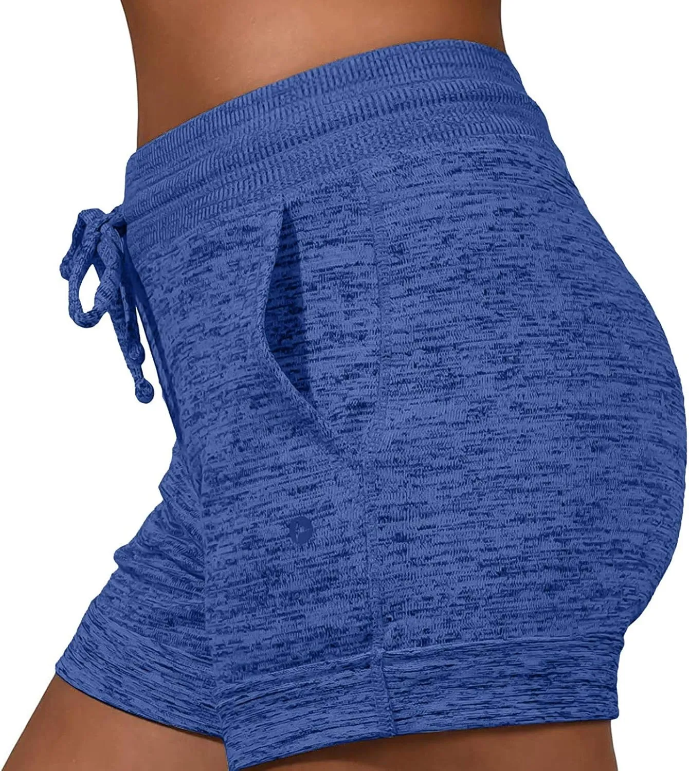 Women's Summer Lounge Shorts Drawstring High Waisted Casual Beach Shorts Pull On Athletic Running Yoga Short Pants