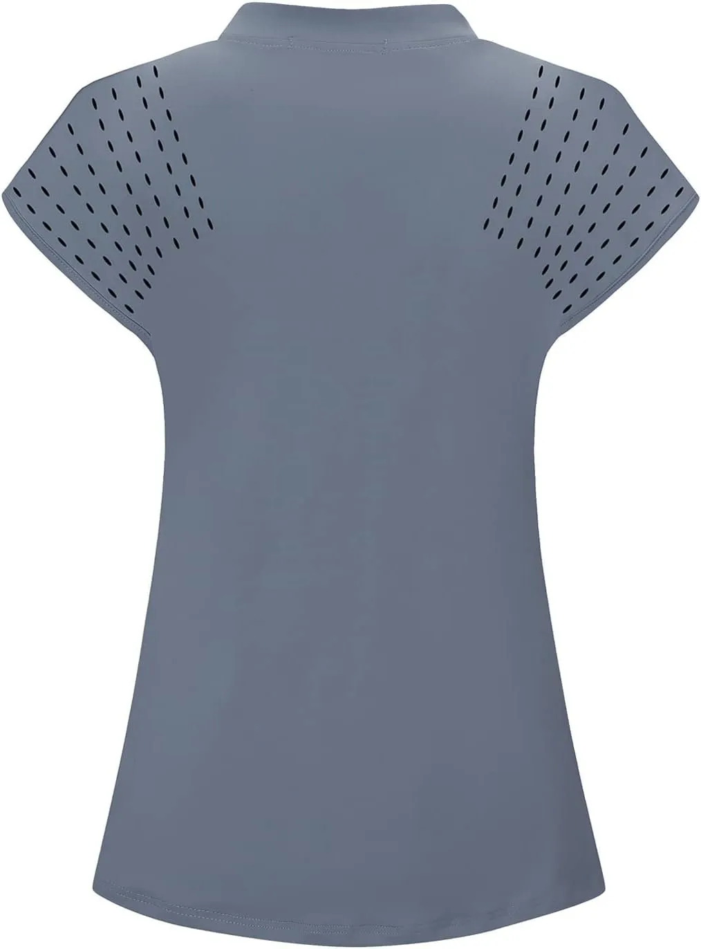 Womens V Neck Golf Polo Shirts Short Sleeve Sport Shirt Workout Tops