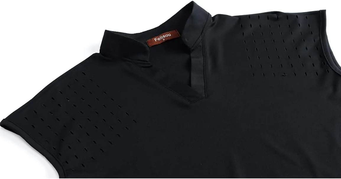 Womens V Neck Golf Polo Shirts Short Sleeve Sport Shirt Workout Tops