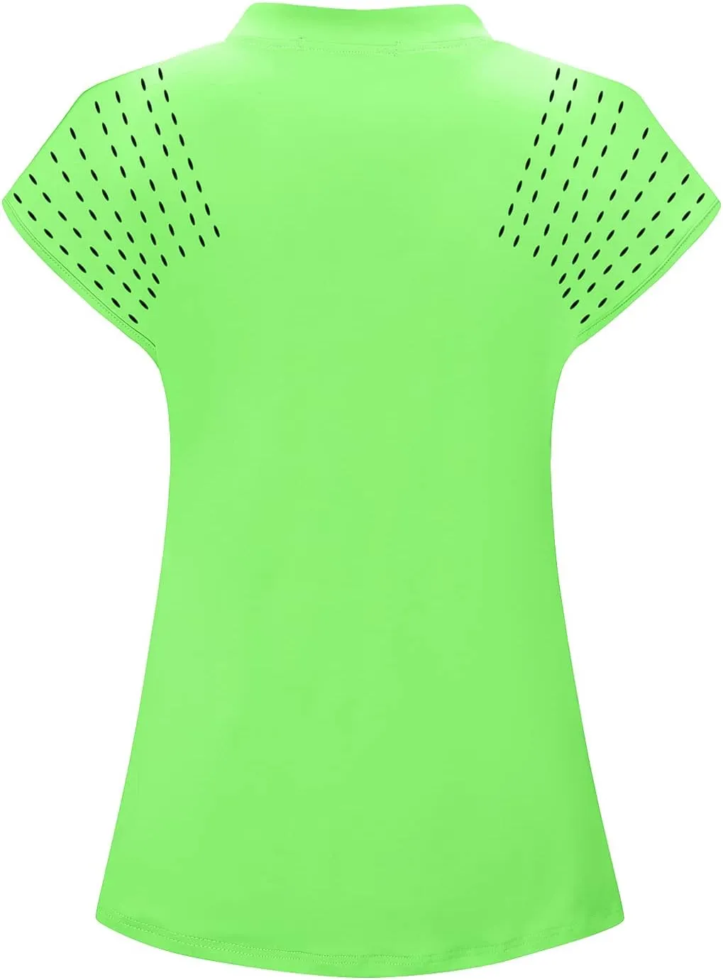 Womens V Neck Golf Polo Shirts Short Sleeve Sport Shirt Workout Tops