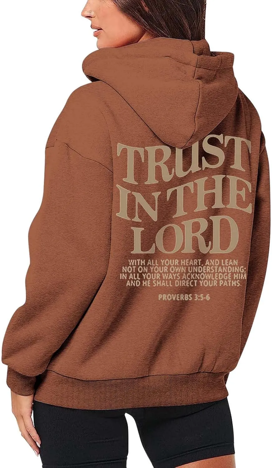 Zip Up Trust In The Lord Hoodies Anime for Women Y2K Fleece Lined Drawstring with Hood Jackets 2024 Thin Graphic Tops
